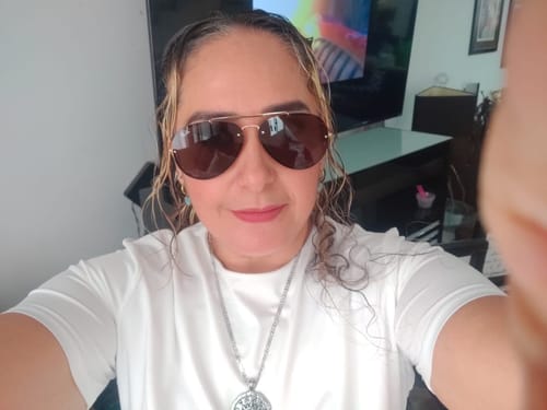 Customer photo review of Lentes De Sol Rb Piloto Aviado Blaze Rb3584n Dorado Verde