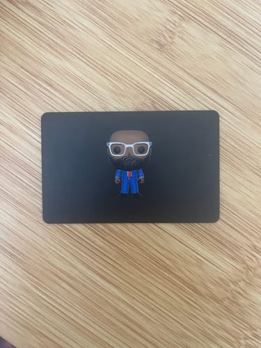 Customer photo review of Custom NFC Business Card