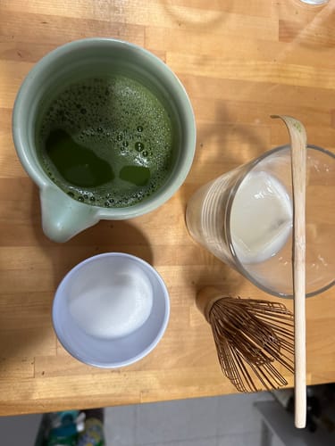 Customer photo review of Té Matcha Ceremonial 1er Grado - Máxima calidad (para 1-3 meses)