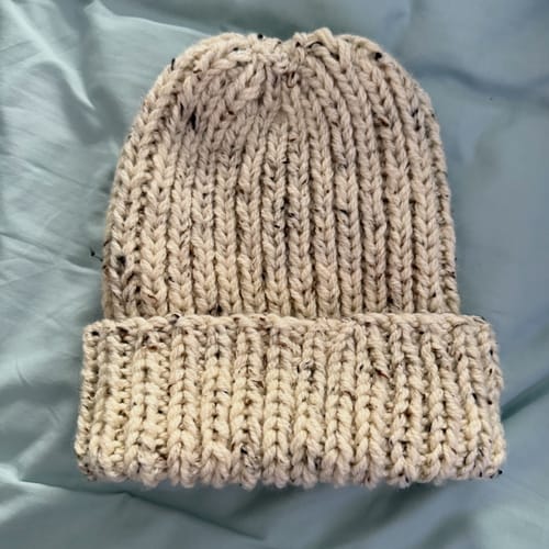 Customer photo review of PassioKnit Chunky Beanie Pattern