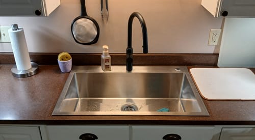 Customer photo review of Claudette Kitchen Faucet