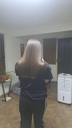 Reseña con foto de un cliente sobre Spray Bifásico 10 en 1 230 ml
