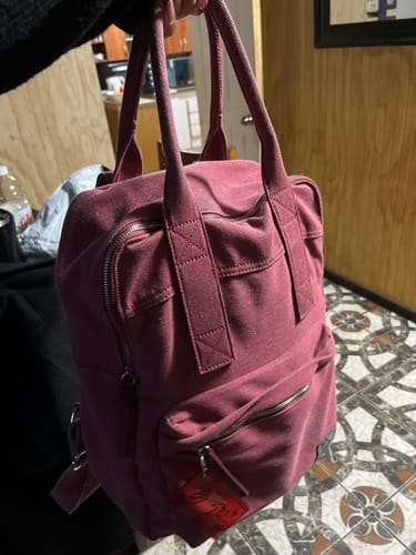 Customer photo review of Mochila Notebook Jeans Back To School