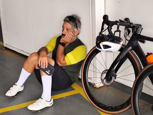 Customer photo review of AERO SOCKS - WHITE