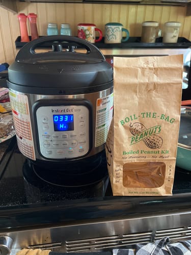 Customer photo review of Boil-The-Bag Boiled Peanuts (2 Bags)