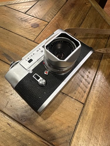 Customer photo review of Square Lens Hood Set for Leica 35mm I 8 elements Type 3 (Silver)