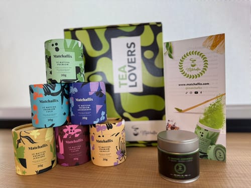 Customer photo review of Pack Sabores - Té Matcha Premium 100% Degustación