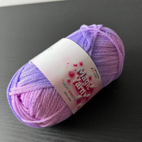 Customer photo review of Magic Yarn - 100% Cotton Color Changing Yarn