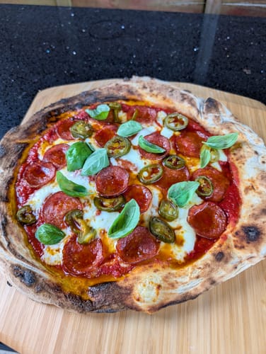 Customer photo review of Sourdough Pizza Bases