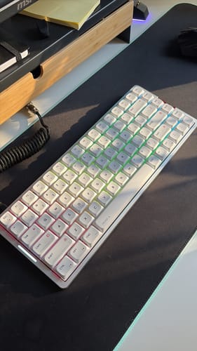 Customer photo review of IQUNIX MQ80 Aluminum Low Profile Mechanical Keyboard