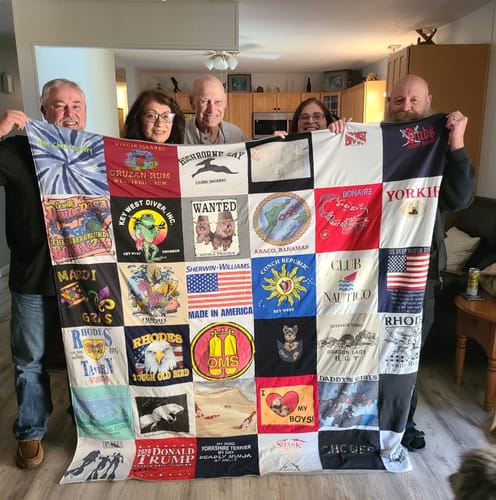 Carl R. review of Premium T Shirt Quilt image 1 out of 3