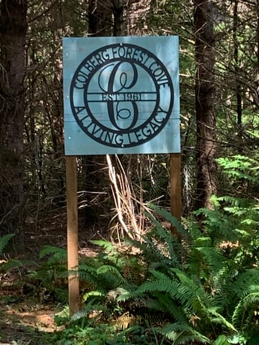 Customer photo review of Elaborate Name - Steel Sign