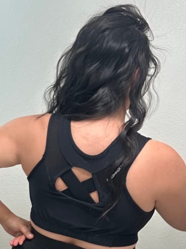 Customer photo review of AlignMe Pullover Posture Sports Bra For Women