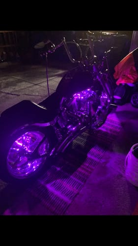 Customer photo review of Easy Install Moto LED Light Kit