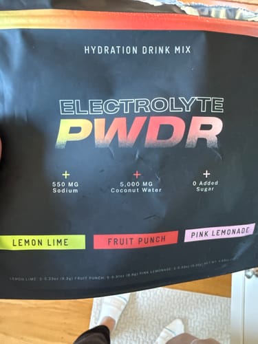 Customer photo review of ELECTROLYTE PWDR