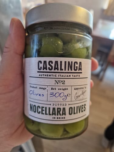 Customer photo review of Pitted Nocellara Olives 300g