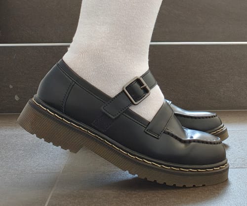 Customer photo review of Vintage Single Buckle Mary Jane Shoes 34-41