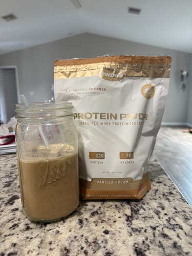Customer photo review of PROTEIN PWDR