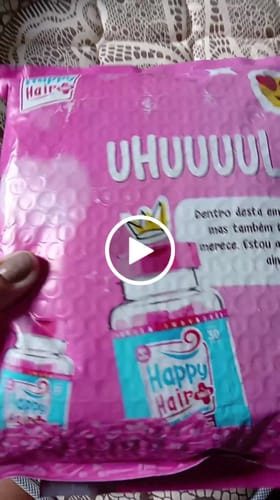 Customer video review of Happy Hair 3 Potes Embaixadores