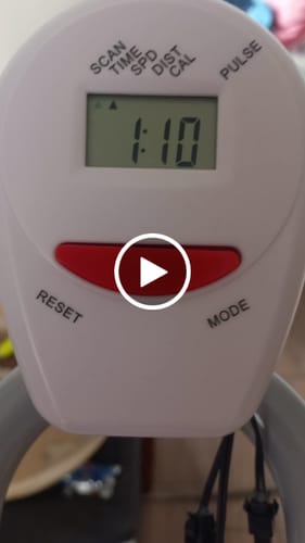 Customer video review of Bicicleta Fija Spinning Estatica 8kg Ejercicio Cardio Blanco