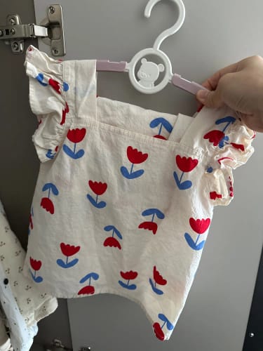 Customer photo review of Red Flower Print Set