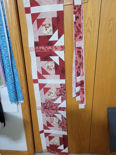 Customer photo review of Aurifil 50wt Mako Cotton Large Spool - Sand