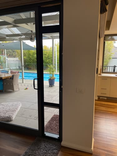 Customer photo review of Pet Door Inserts