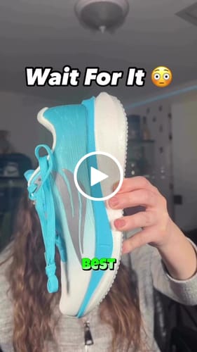 Customer video review of HORUS Women Blue Running Shoe