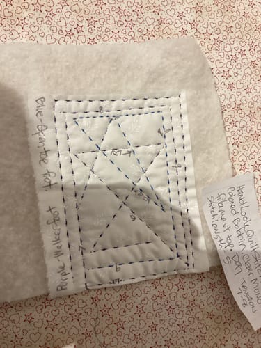 Customer photo review of Bobbin Case (Free Motion Quilting), Janome #200445007