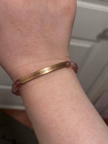 Customer photo review of GOD IS WITHIN HER SHE WILL NOT FAIL - Psalms 46:5 (POS)