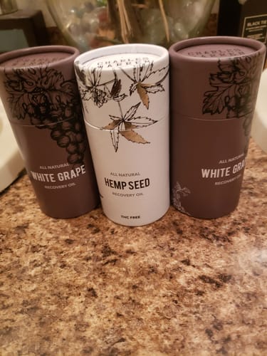 Customer photo review of White Grape Recovery Oil