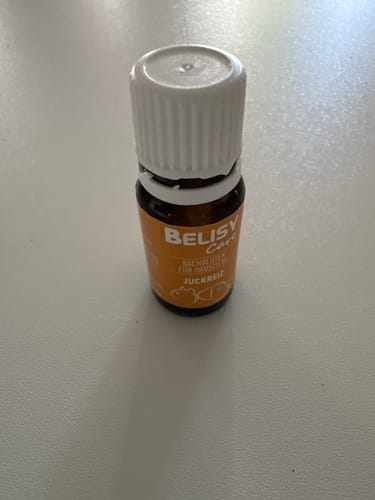 Kundenbewertung mit Foto zu BELISY Bachblüten Globuli für Hunde & Katzen - gegen Juckreiz - 10 g