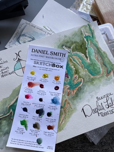 Customer photo review of Fineliner + Water Media Premium Box (includes cupixel access!)