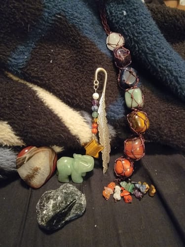 Customer photo review of AuraBloom Subscription Box