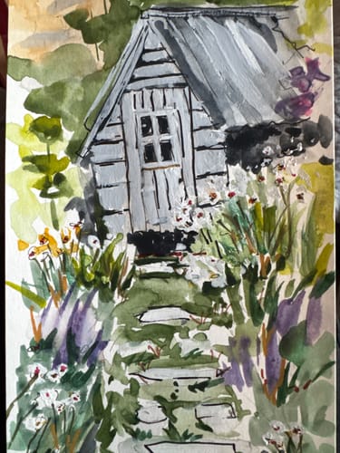 Customer photo review of Floral Watercolor Marker Premium Box