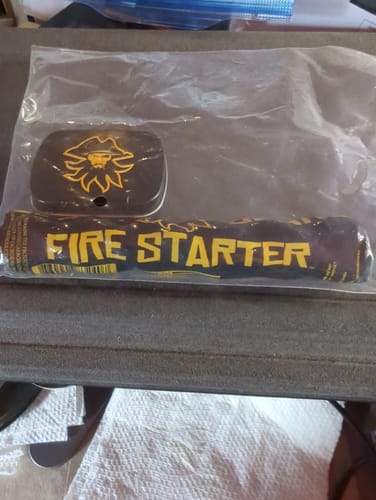 Customer photo review of Black Beard Fire Starter Stick | Single Stick