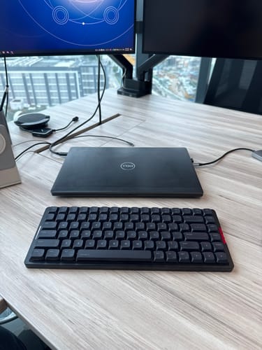 Customer photo review of IQUNIX MQ80 Aluminum Low Profile Mechanical Keyboard