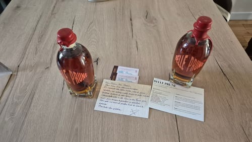 Customer photo review of BELLE PRUNE - 2006-2025 (19 Ans) - Édition Limitée 68 Bouteilles - Vieille prune