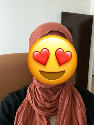 Customer photo review of Premium Jersey Hijab - Sienna