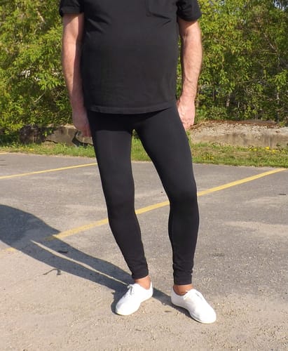 Customer photo review of Organic Cotton High-Waist Leggings