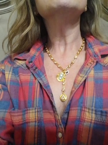 Customer photo review of Laurel Necklace