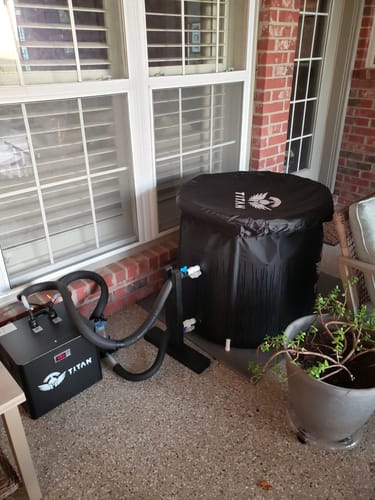 Customer photo review of Bravo Cold Plunge Tub + Chiller Bundle