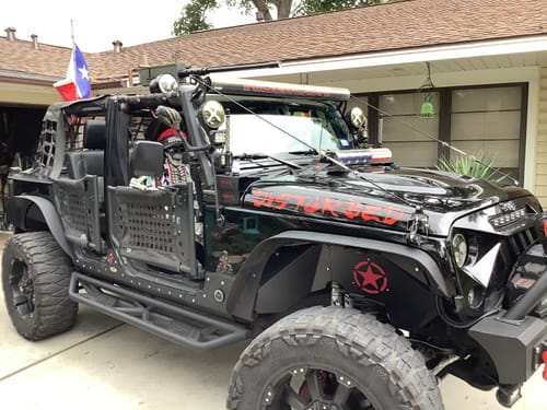 Customer photo review of Aerolidz Dual Row Clear Light Bar Cover - 52” LED Silencer