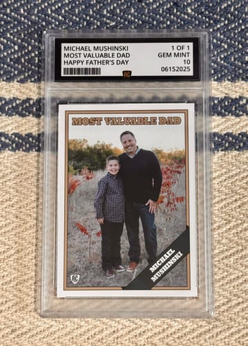 Customer photo review of Custom Graded Card