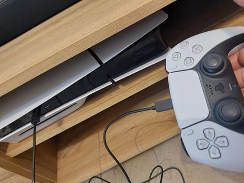 Customer photo review of PS5 Slim + Extra DualSense