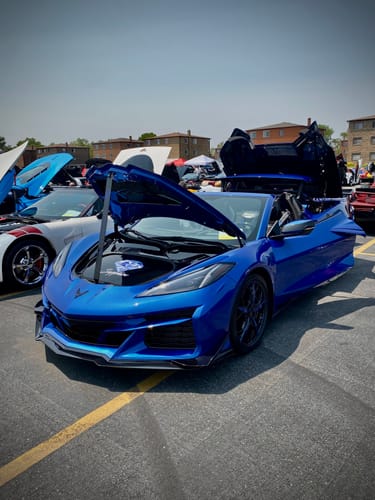 Customer photo review of Corvette C8 Z06 Conversion Front Bumper Kit