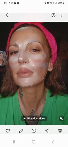 Customer photo review of Maschera al Bio-Collagene PuraVera™