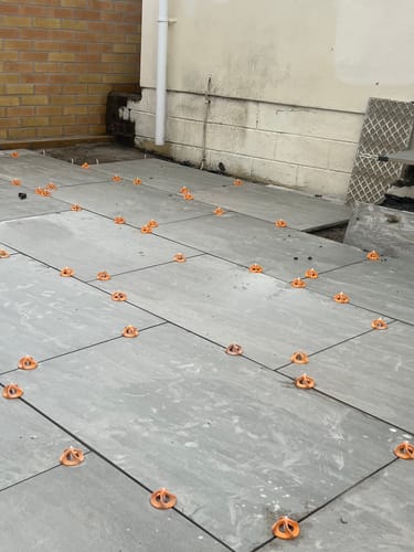 Customer photo review of Steintec Tuffjoint Utility Brush In Grout - 12.5KG