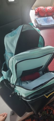 Customer photo review of Mochila Táctica V1 45L All In Mint Green