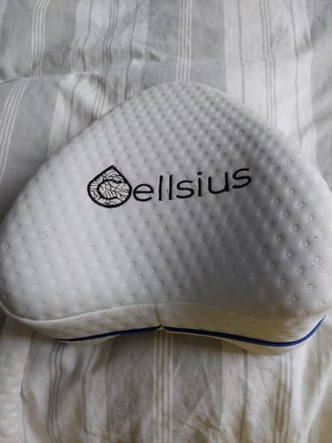 Avis photo d'un client sur Housse de rechange lavable - Coussin genoux Cellsius